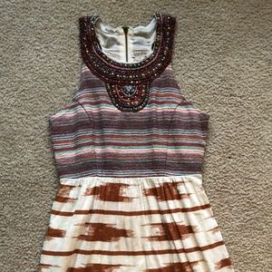 Lucky Brand Boho Chic Beaded Dress - Size S